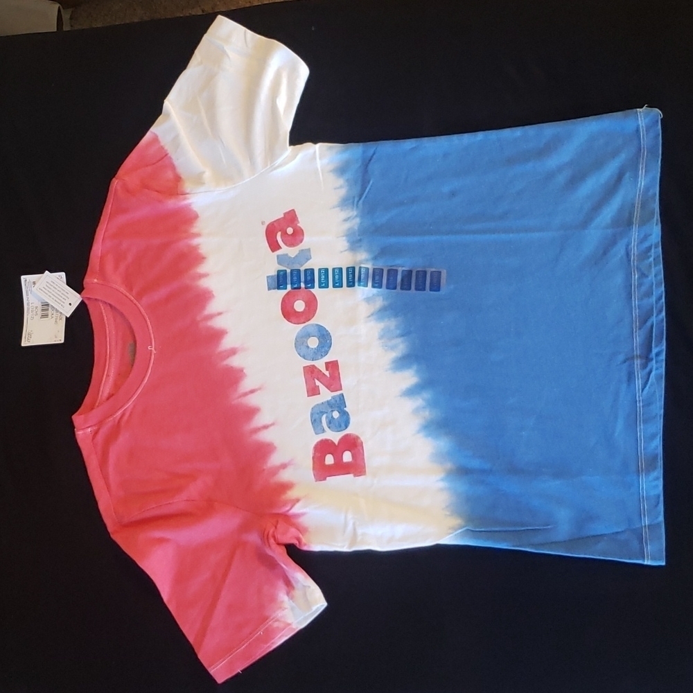 Boy's Bazooka Topps tie dye tshirt (sz L 10/12)